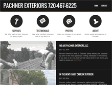 Tablet Screenshot of pachnerexteriors.com